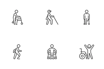 People With Disabilities Icon Pack