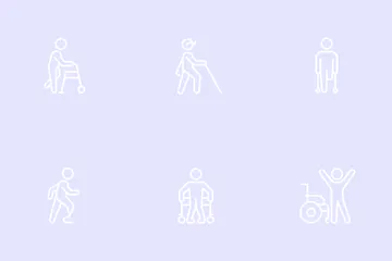 People With Disabilities Icon Pack