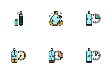 Perfumery Glass Luxury Cosmetic Icon Pack