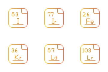 Periodensystem Symbolpack