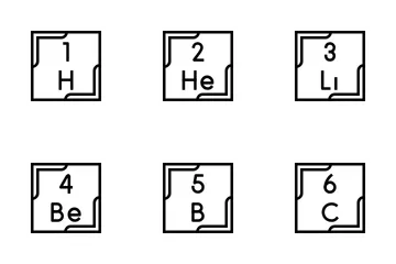 Periodensystem Symbolpack