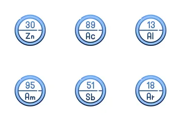 Periodensystem Symbolpack