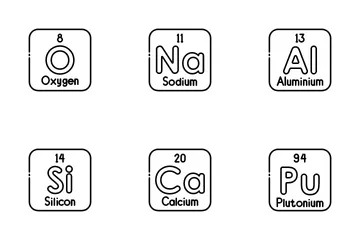 Periodensystem Symbolpack