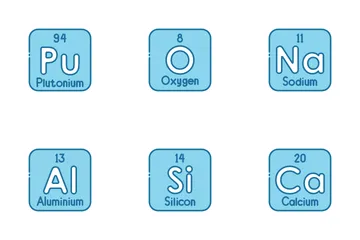 Periodensystem Symbolpack