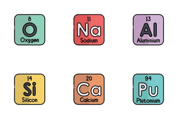 Periodensystem Symbolpack