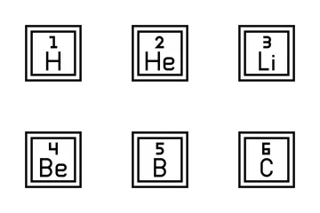 Periodensystem Symbolpack