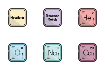 Periodensystem Symbolpack