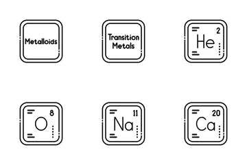 Periodensystem Symbolpack