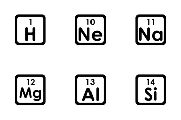 Periodensystem Symbolpack