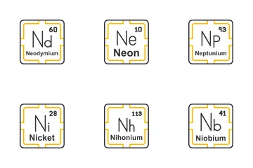 Periodensystem Symbolpack