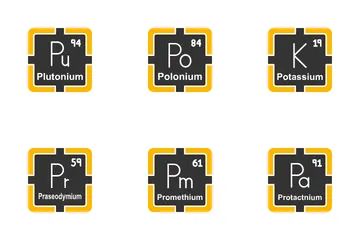 Periodensystem Symbolpack