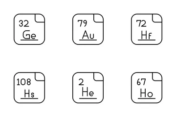 Periodensystem Symbolpack