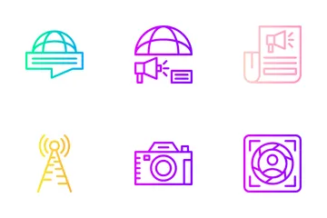 Periodismo Paquete de Iconos