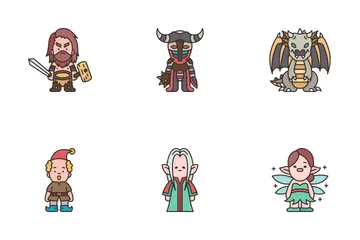 Personajes de cuento2 Paquete de Iconos