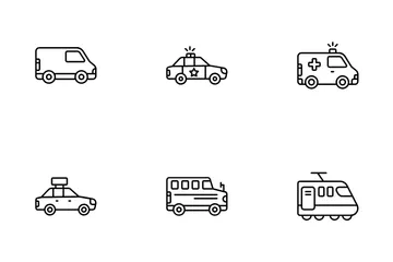 Personal Transport Icon Pack