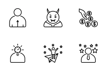 Personality Line Icon Pack
