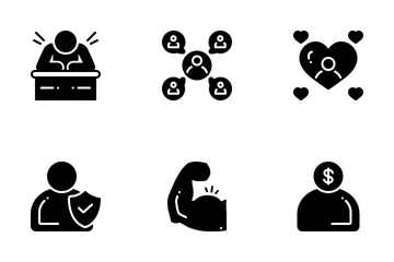 Personality Traits 2 Solid Icon Pack