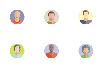 Avatares de personas Paquete de Iconos