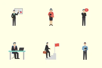 Personnages d'affaires Pack d'Icônes
