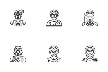 Personnages romains Pack d'Icônes