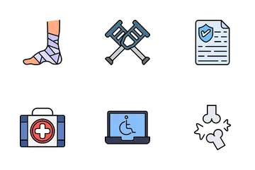 Persons With Disabilites Icon Pack