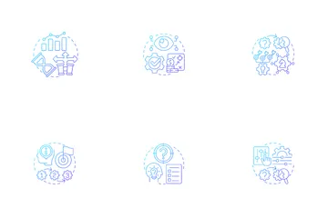 Pesquisa causal Icon Pack