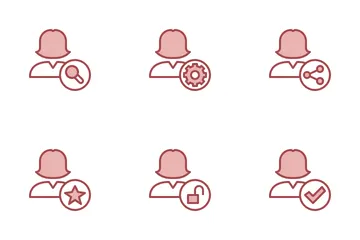 Pessoas do usuário Pacote de Ícones