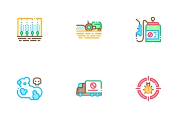Pesticides Chemical Icon Pack