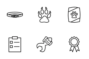 Pet Accessories Icon Pack