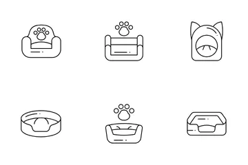 Pet Bed Icon Pack