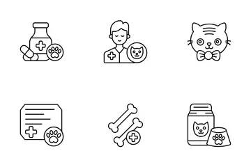 Pet Care Icon Pack