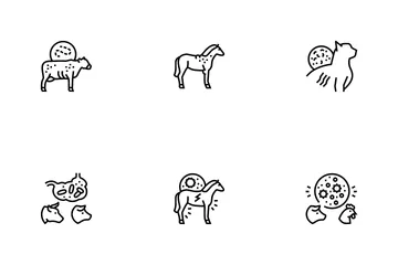 Pet Disease Ill Health Problem Icon Pack