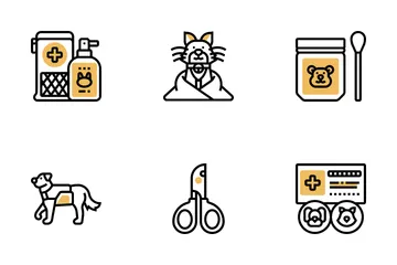 Pet First Aid Icon Pack