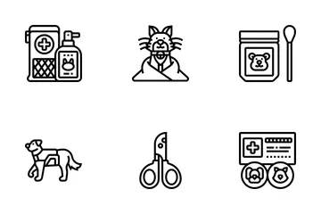 Pet First Aid Icon Pack