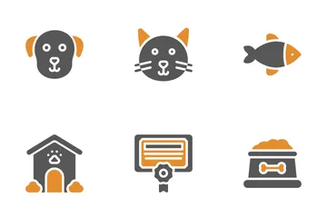 Pet Grooming Icon Pack