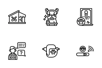 Pet Grooming Icon Pack