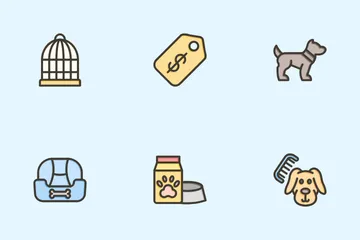 Pet Grooming Icon Pack