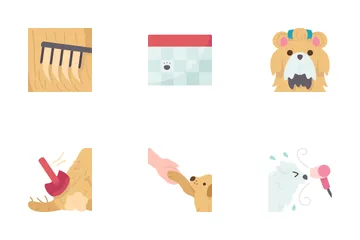 Pet Grooming Icon Pack