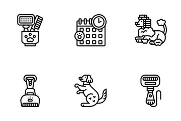 Pet Grooming Icon Pack