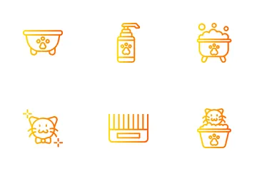 Pet Grooming Icon Pack