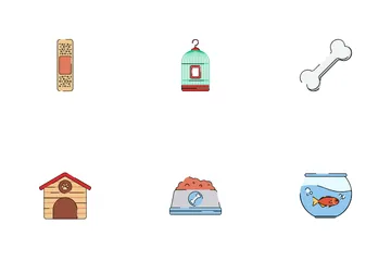 Pet Shop Supplies Icon Pack