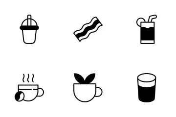 Petit-déjeuner Pack d'Icônes