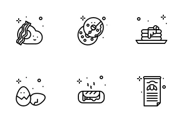 Petit-déjeuner Pack d'Icônes
