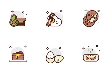 Petit-déjeuner Pack d'Icônes
