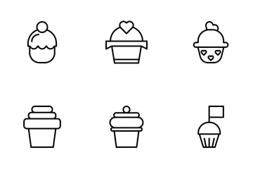 Petit gâteau Pack d'Icônes