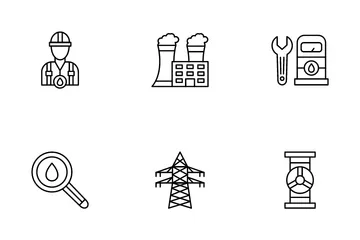 Petrol Industry Icon Pack