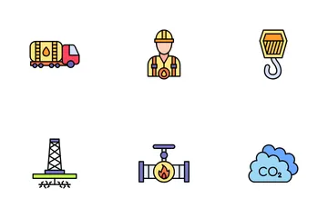 Petrol Industry Icon Pack