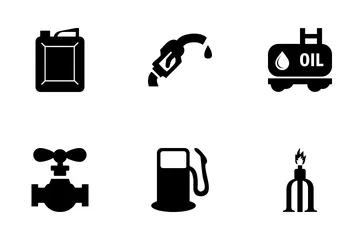 Petrol Pump Icon Pack