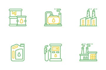 Pétrole et gaz Pack d'Icônes