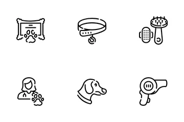 Pets Care Icon Pack